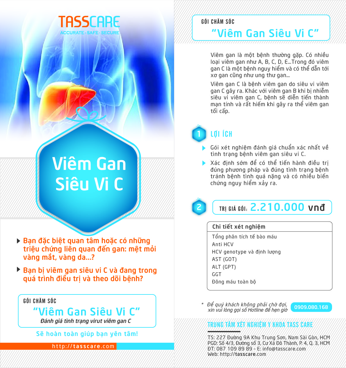 Xét nghiệm đánh giá tình trạng viêm gan C