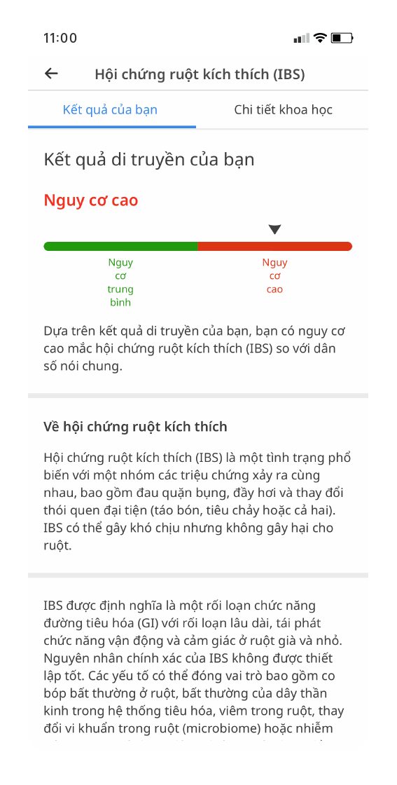 Sử Dụng Kết Quả Để Hướng Dẫn Bạn Nhận Biết Tình Trạng Sức Khỏe & Phòng Ngừa