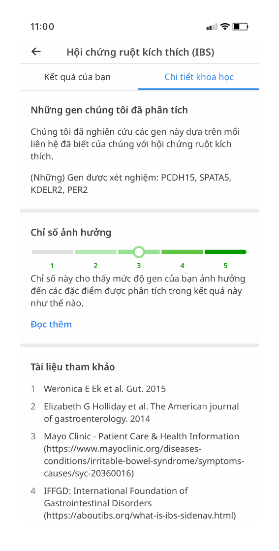Sử Dụng Kết Quả Để Hướng Dẫn Bạn Nhận Biết Tình Trạng Sức Khỏe & Phòng Ngừa
