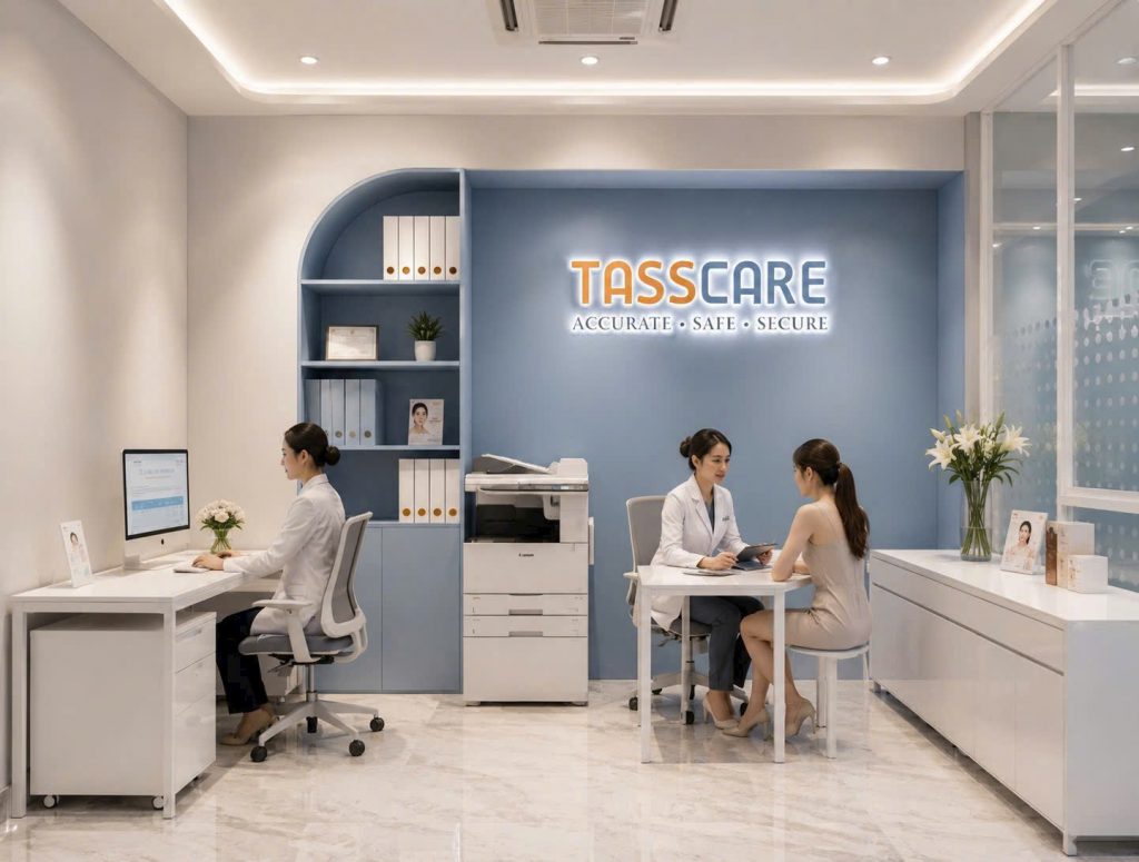 Không gian xét nghiệm hiện đại, chuyên nghiệp và thân thiện